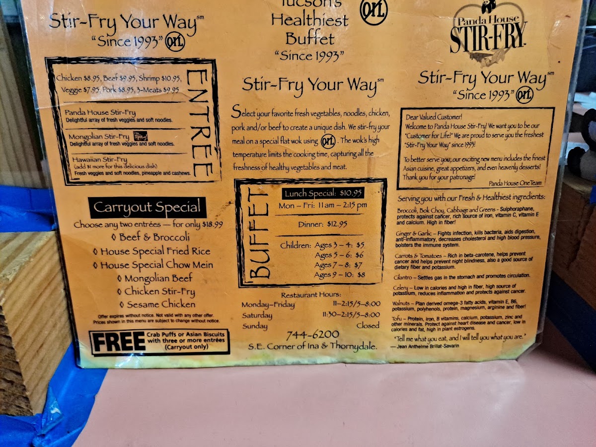 Menu Panda House Stir-Fry Mongolian Grill-1